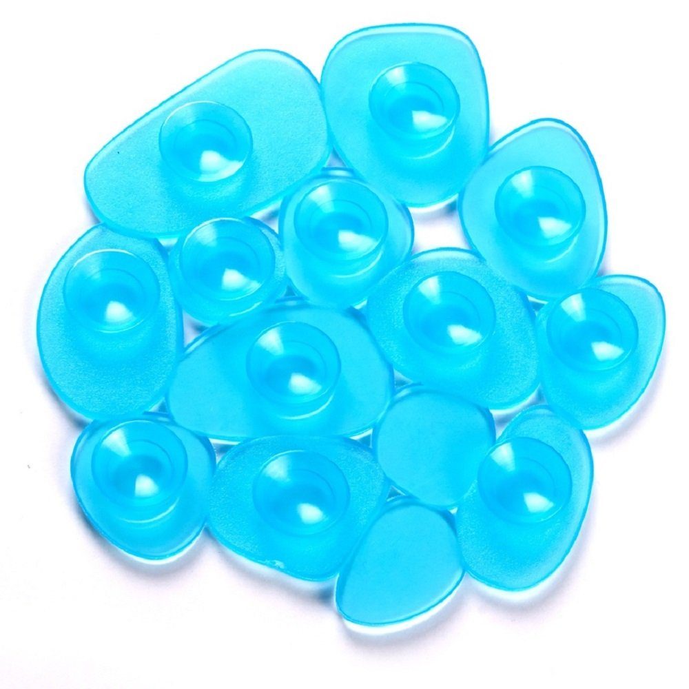 MSV Wanneneinlage KIESELSTEIN, B: 13 cm, L: 12.2 cm, Packung, 4-tlg., Anti-Rutsch-Pads für Dusche und Badewanne, 4-er Set, PVC, attraktive Kieselstein-Optik, 12,2 x 13 cm, in vielen bunten Farben erhältlich