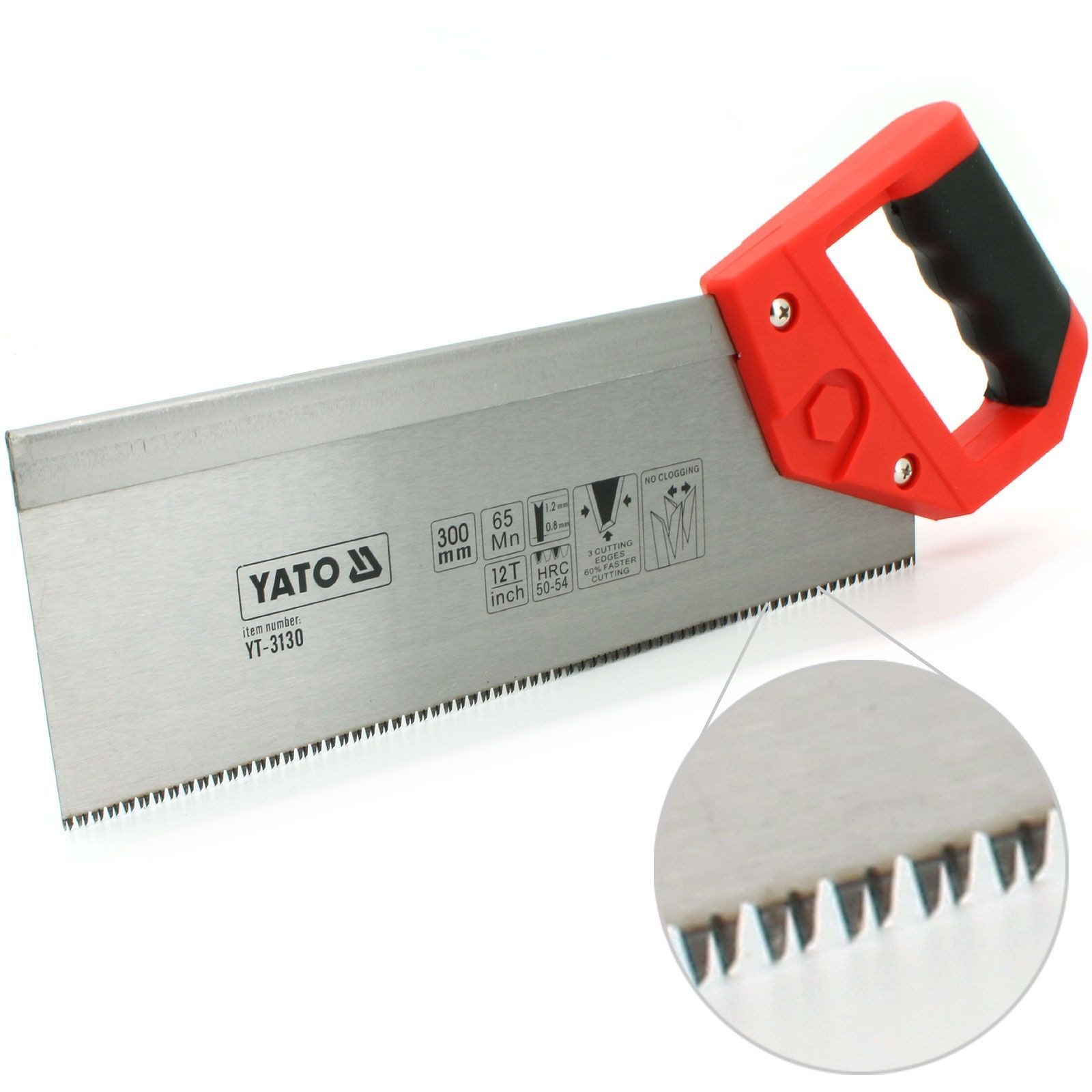 Yato Handsäge Rückensäge 300 mm YT-3130 (1 Stück)