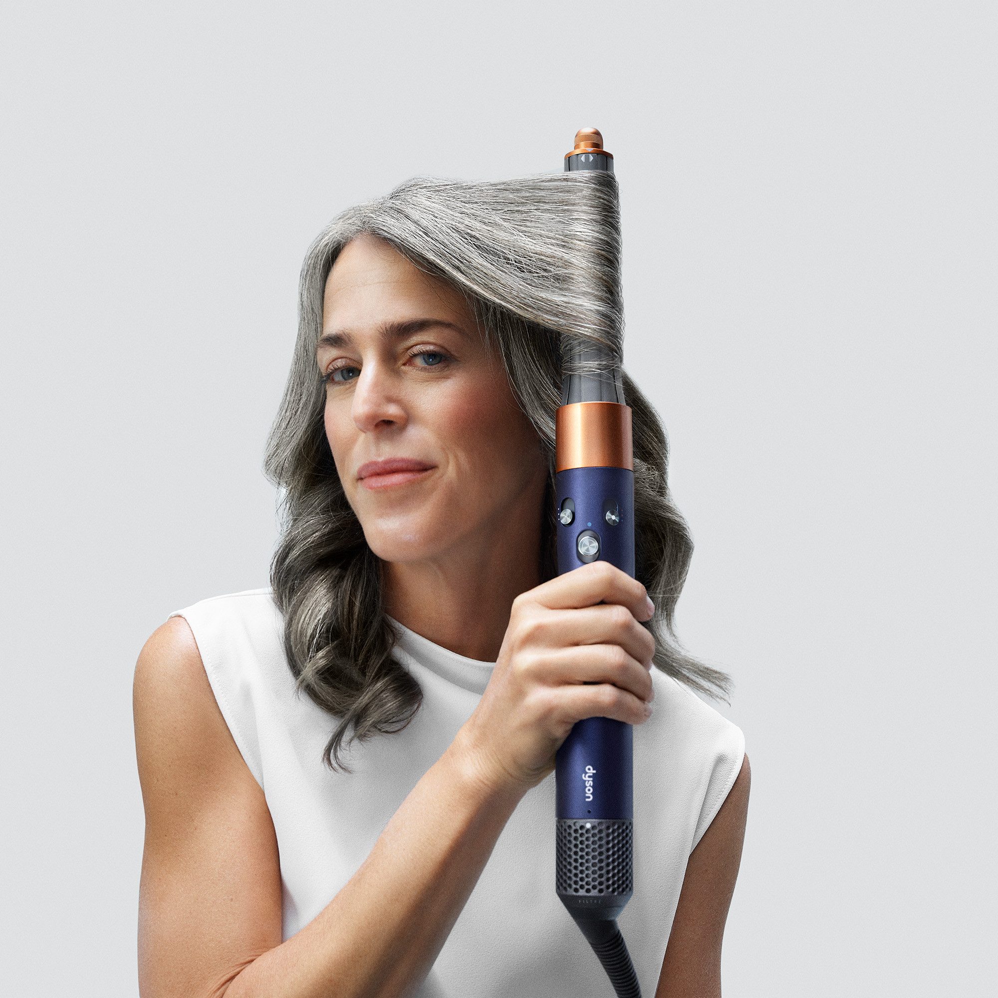 DYSON Multihaarstyler Airwrap™ Complete Long Nachtblau/Kupfer Diffuse