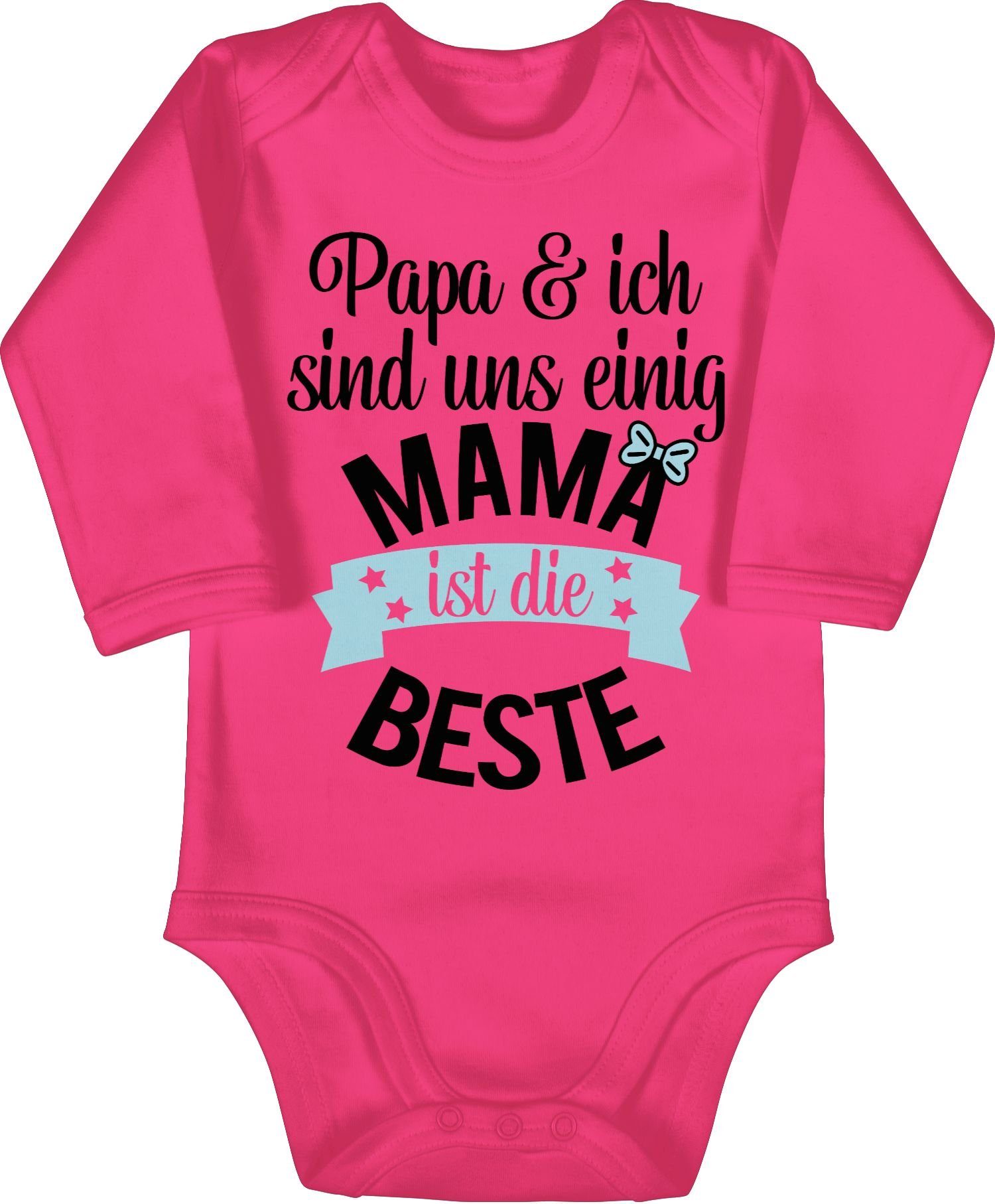 Shirtracer Shirtbody Mama ist die Beste I Mama Geschenk Muttertag Mama