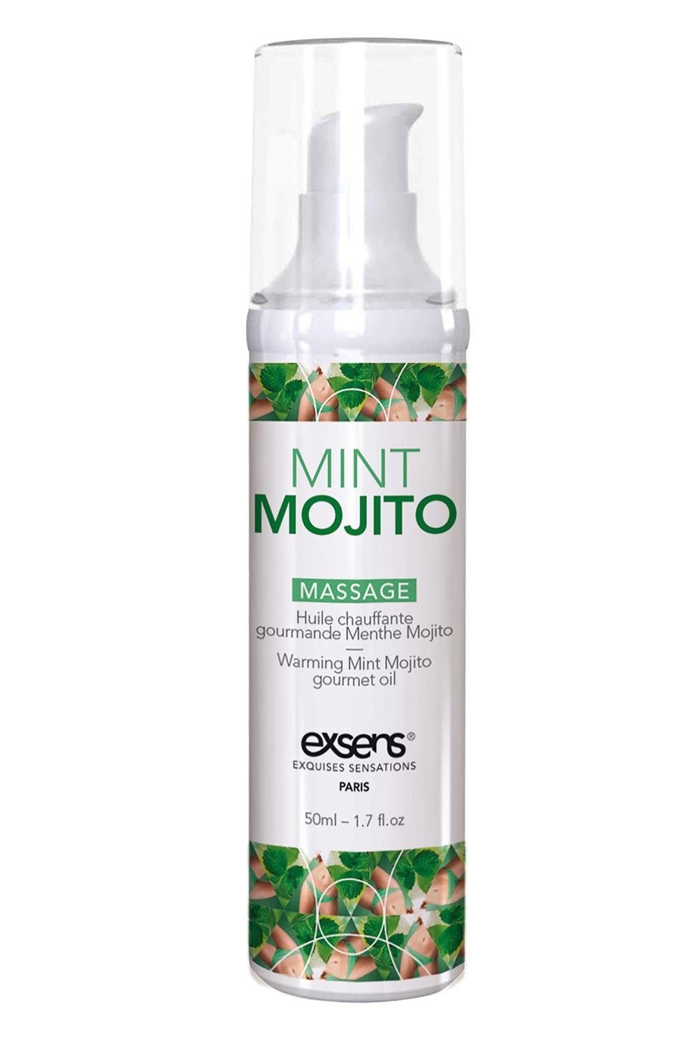 Exsens Gleit- & Massageöl Exens Warming Massage Oil Mint Mojito 50ml