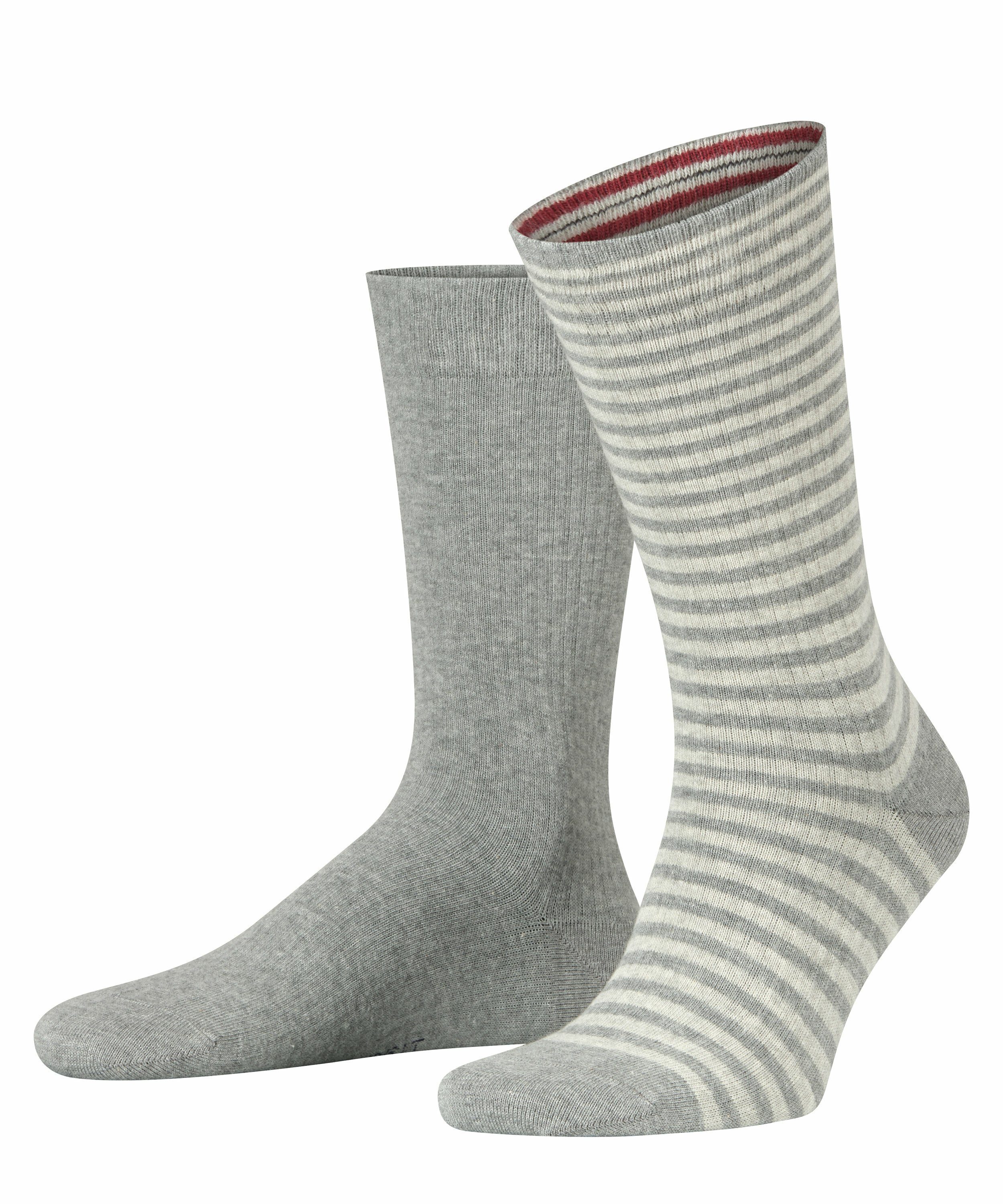 Esprit Socken Ribbed Stripe 2-Pack (2-Paar) aus Baumwolle