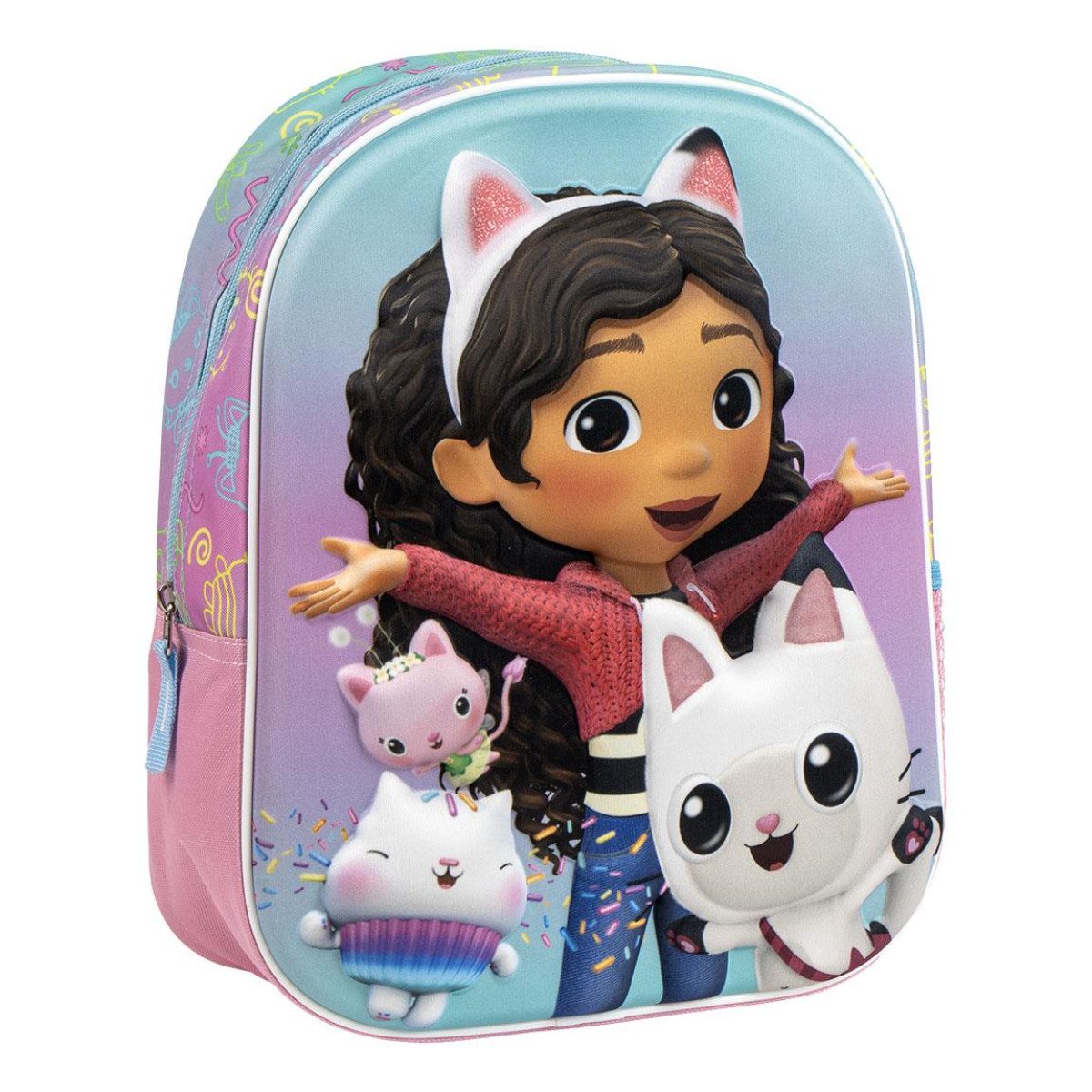 Cerda Kinderrucksack Gabby's Dollhouse 3D Kindergarten Rucksack Vorschule