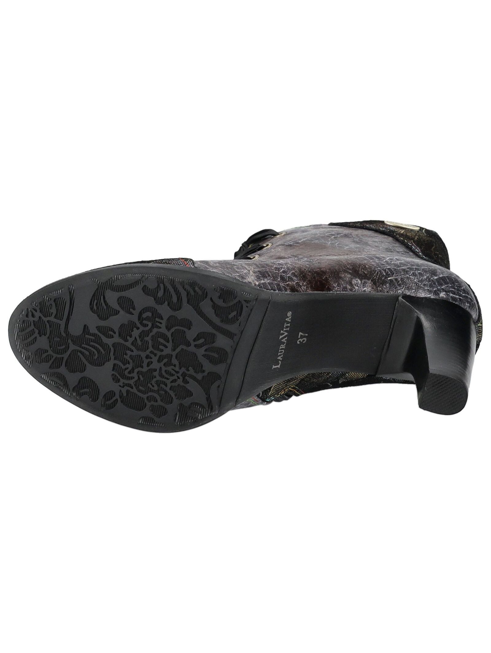 LAURA VITA LAURA VITA Stiefelette Leder/Textil High-Heel-Stiefelette