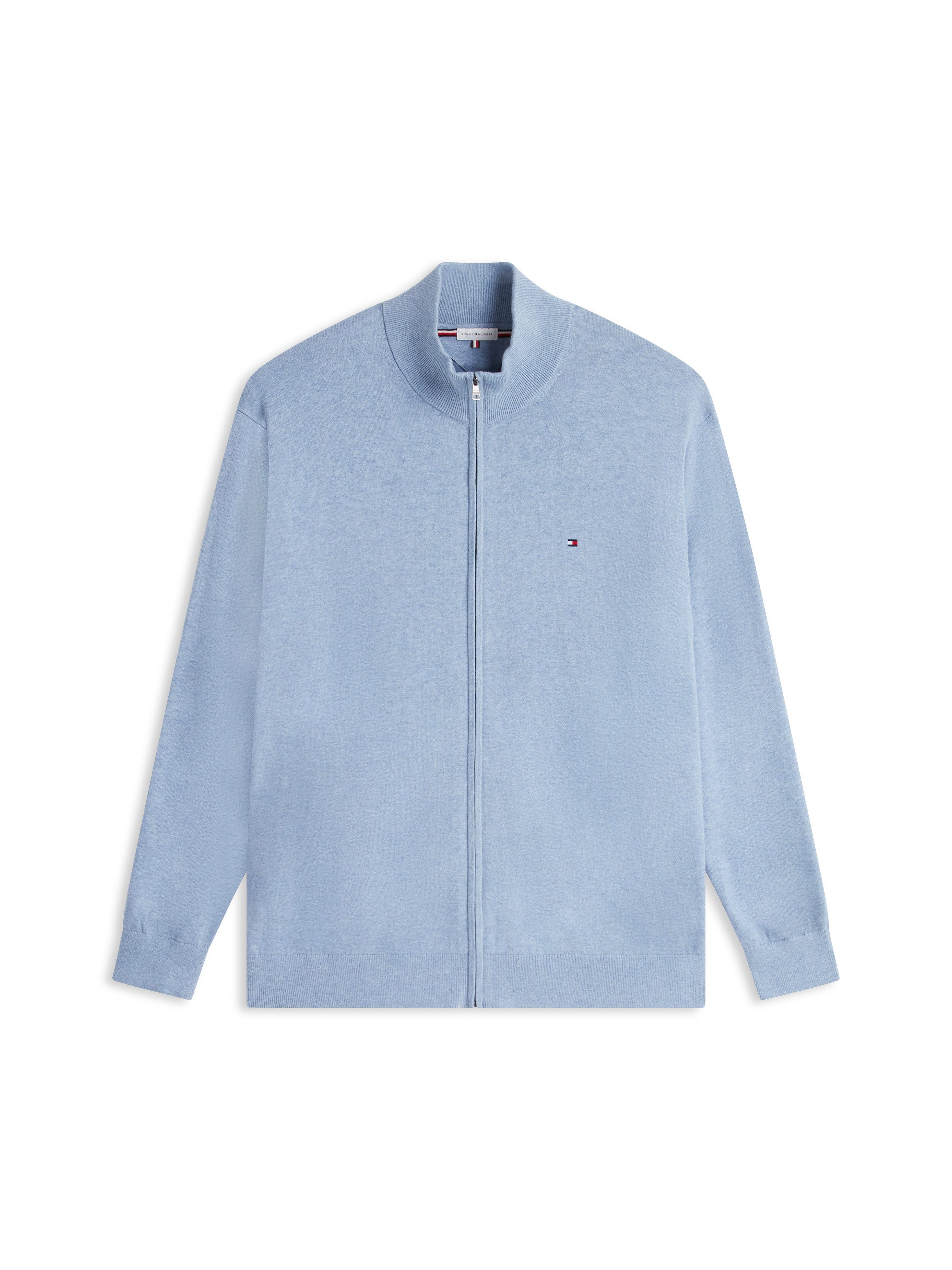 Tommy Hilfiger Big & Tall Strickjacke BT-ESSENTIAL COTTON ZIP THRU-B Großen Größen – Bild 5 von 5