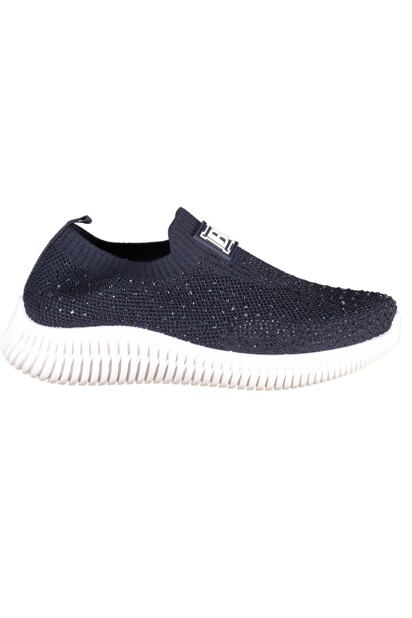 Laura Biagiotti Sneaker Stilvolle blaue Damensportschuhe mit Strass und