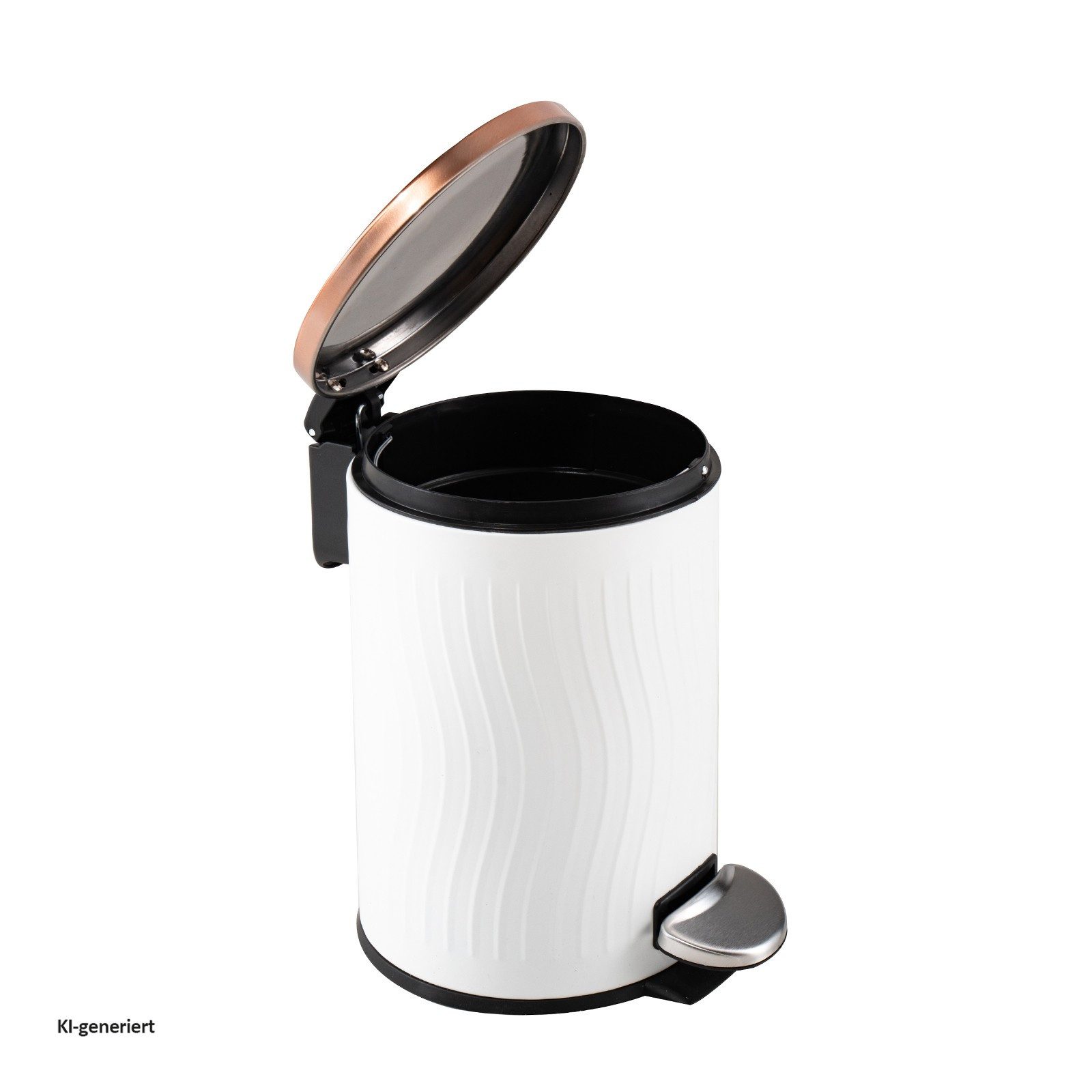 HTI-Living Kosmetikeimer Abfalleimer mit Soft-Close Deckel 3 Liter Jannik, Mülleimer Kosmetikeimer Edelstahl