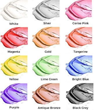 Mont Marte Acrylfarbe Metallic-Farbset, 12 x oder 36 x abgestimmte Farben in 36 ml (wählbar), Gut deckende Farben & Metallic-Optik