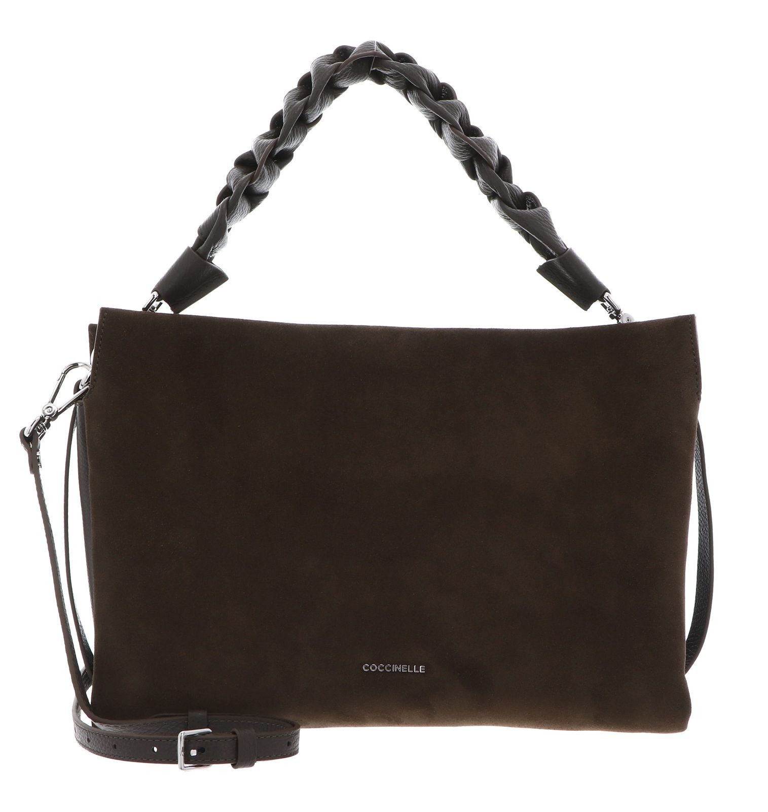 COCCINELLE Schultertasche Handbag Suede, aus echtem Leder