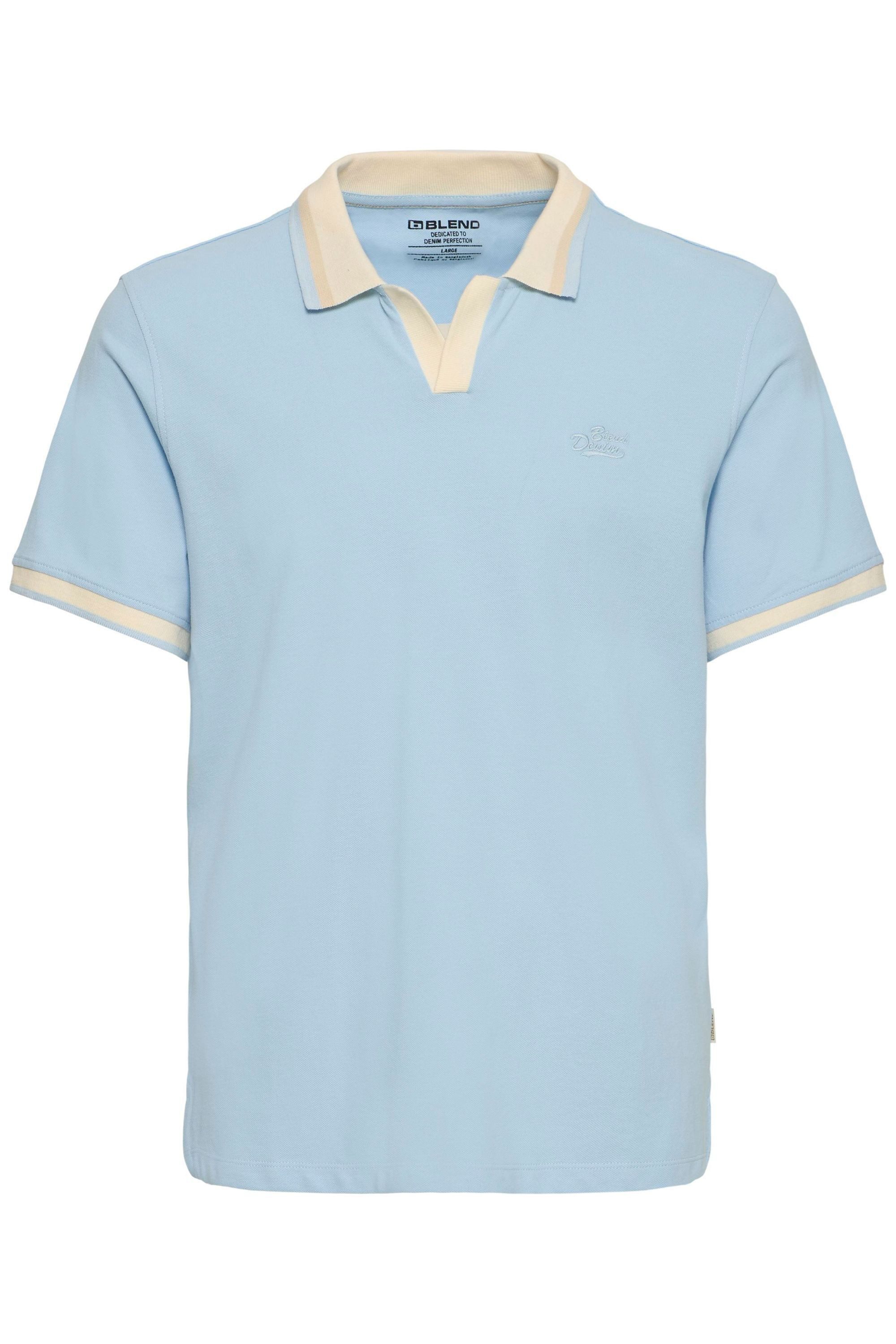 Blend Poloshirt BHEvo Kurzärmliges Poloshirt mit kontrastfarbener Kante – Bild 2 von 5