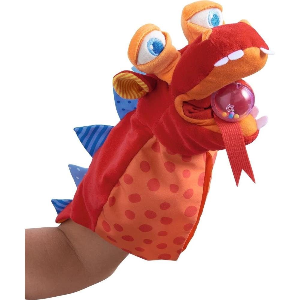 Haba Handpuppe Allesfresser, mit bewegliche Augen, Spielfigur, Rollenspiel, ab 18 Monate