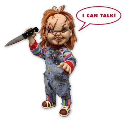 MEZCO Actionfigur Child's Play Chucky Puppe 15 Talking Mega Scale