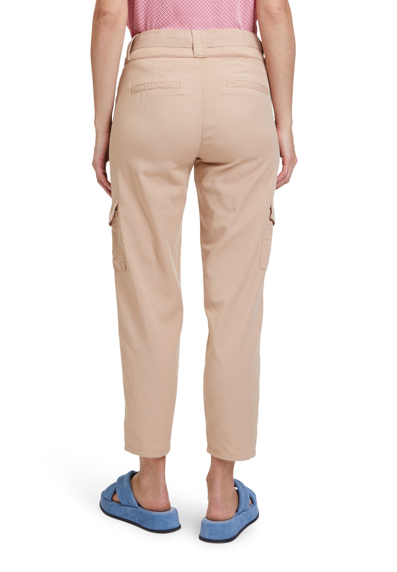 Cartoon Stoffhose Cartoon Casual-Hose mit aufgesetzten Taschen Design