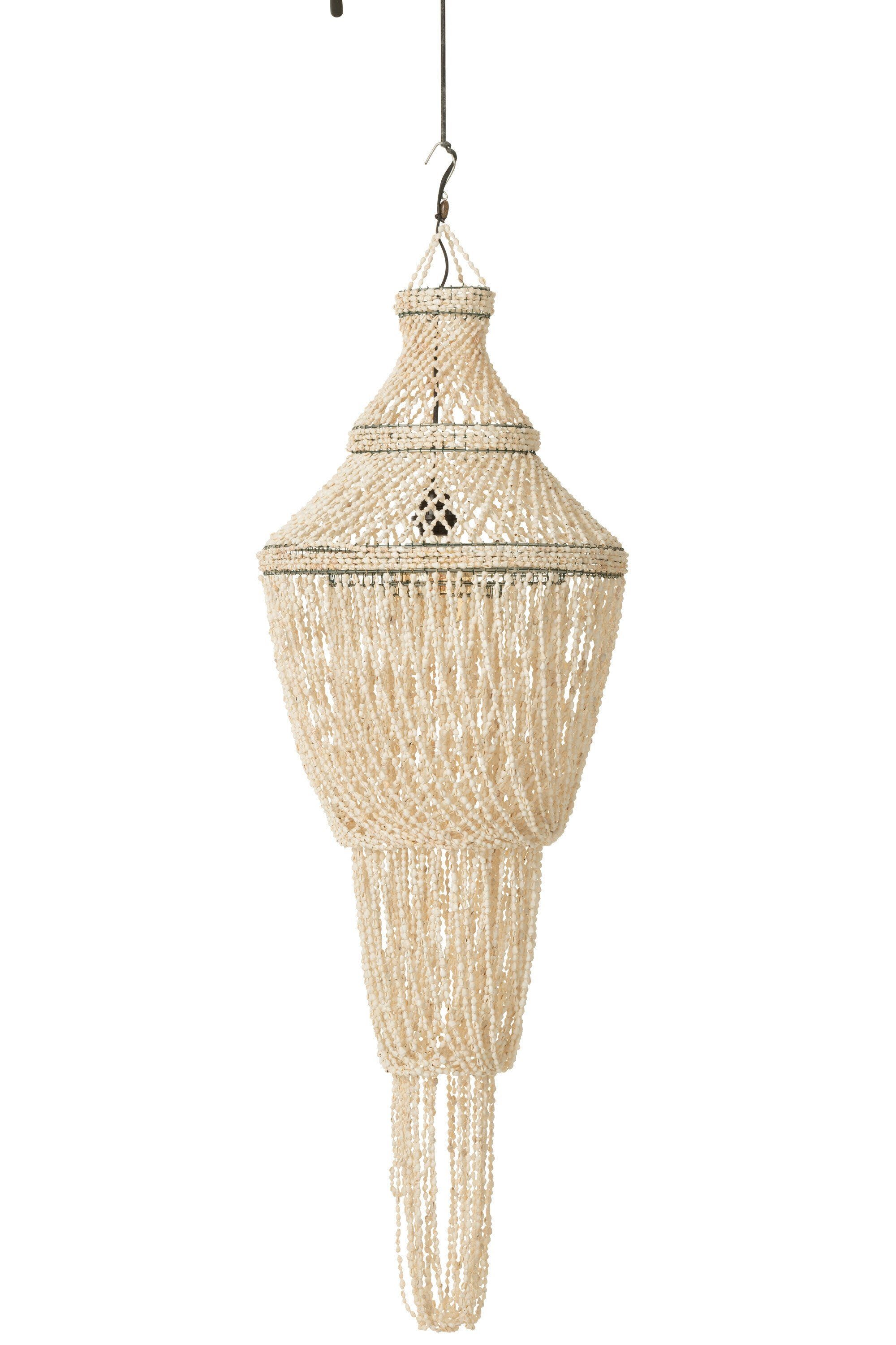 Dekoobjekt Daisy J-line Meisterwerk natürlichen aus Deckenlampe Muscheln – Elegantes