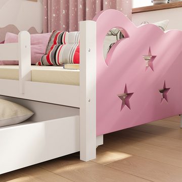 Livinity® Kinderbett Kinderbett Jessica 140cm Pink