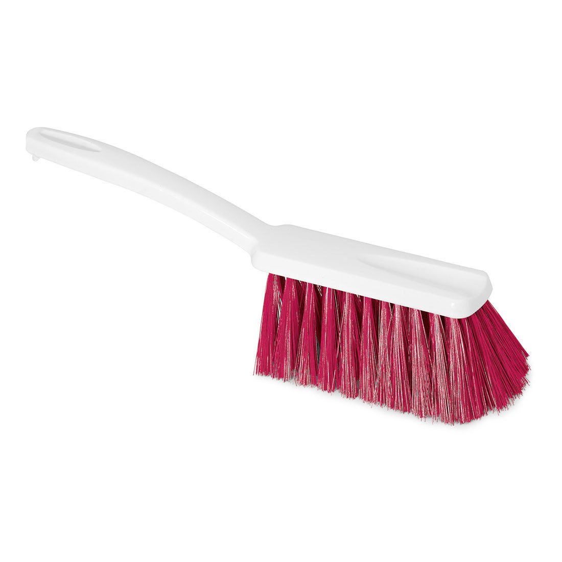 Nölle Profi Brush Staubbesen Roter HACCP Handfeger 0,25 mm Borsten 1 Stück Reinigungsbürste, Handfeger HACCP rot Hygienereinigung 025mm Borste