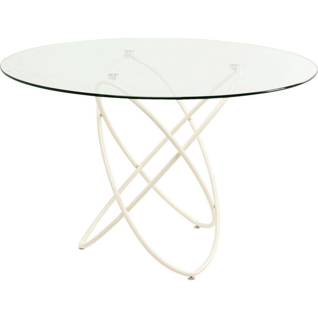 Kare Design Esstisch Molekular, Glas, Ø120cm