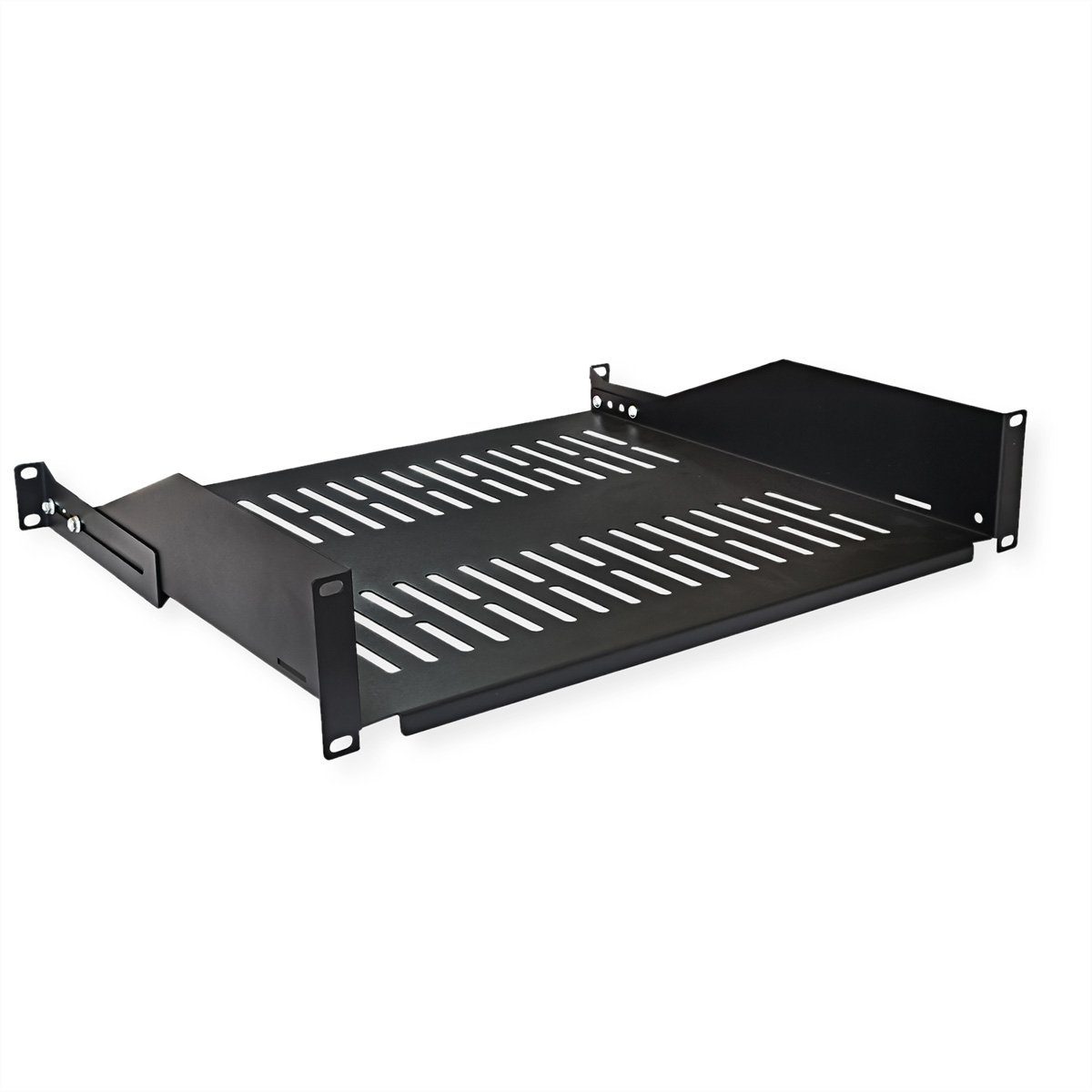 Netzwerkschrank 19"-Geräteträger, 485 x 400mm, 2HE, max. 25kg
