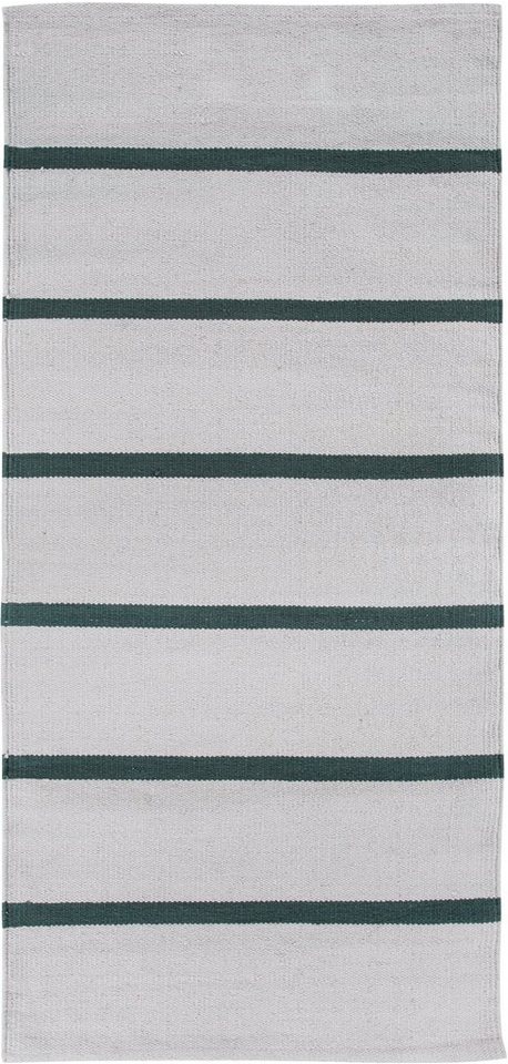 Teppich Milo 2, Andiamo, rechteckig, Höhe: 5 mm, Handweb Teppich,  Flachgewebe, reine Baumwolle, handgewebt, mit Fransen