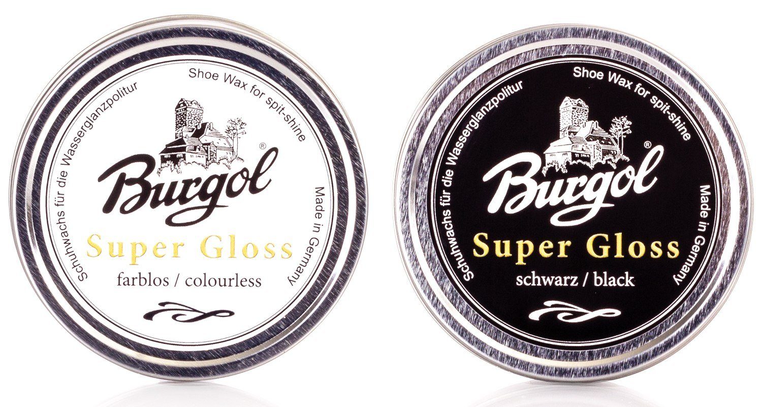 Burgol Super Gloss Schuhcreme Schwarz | Schuhpflegemittel
