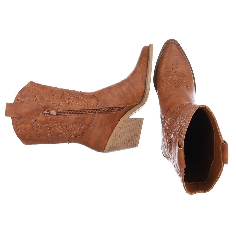 Ital-Design Damen Cowboyboots Western Westernstiefelette (88843738) günstig online kaufen