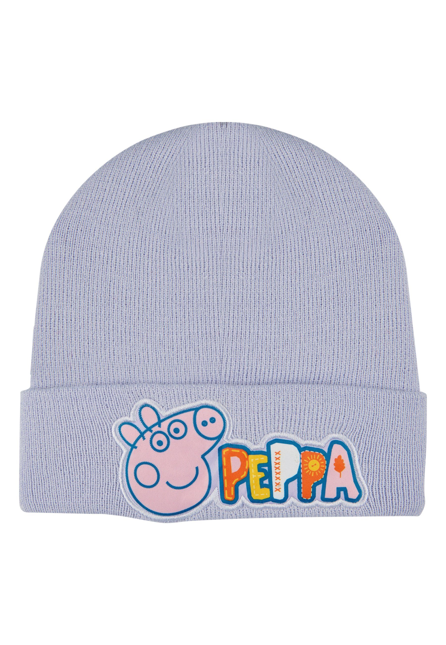 ONOMATO! Beanie Peppa Wutz Pig Kinder Mädchen Winter-Mütze