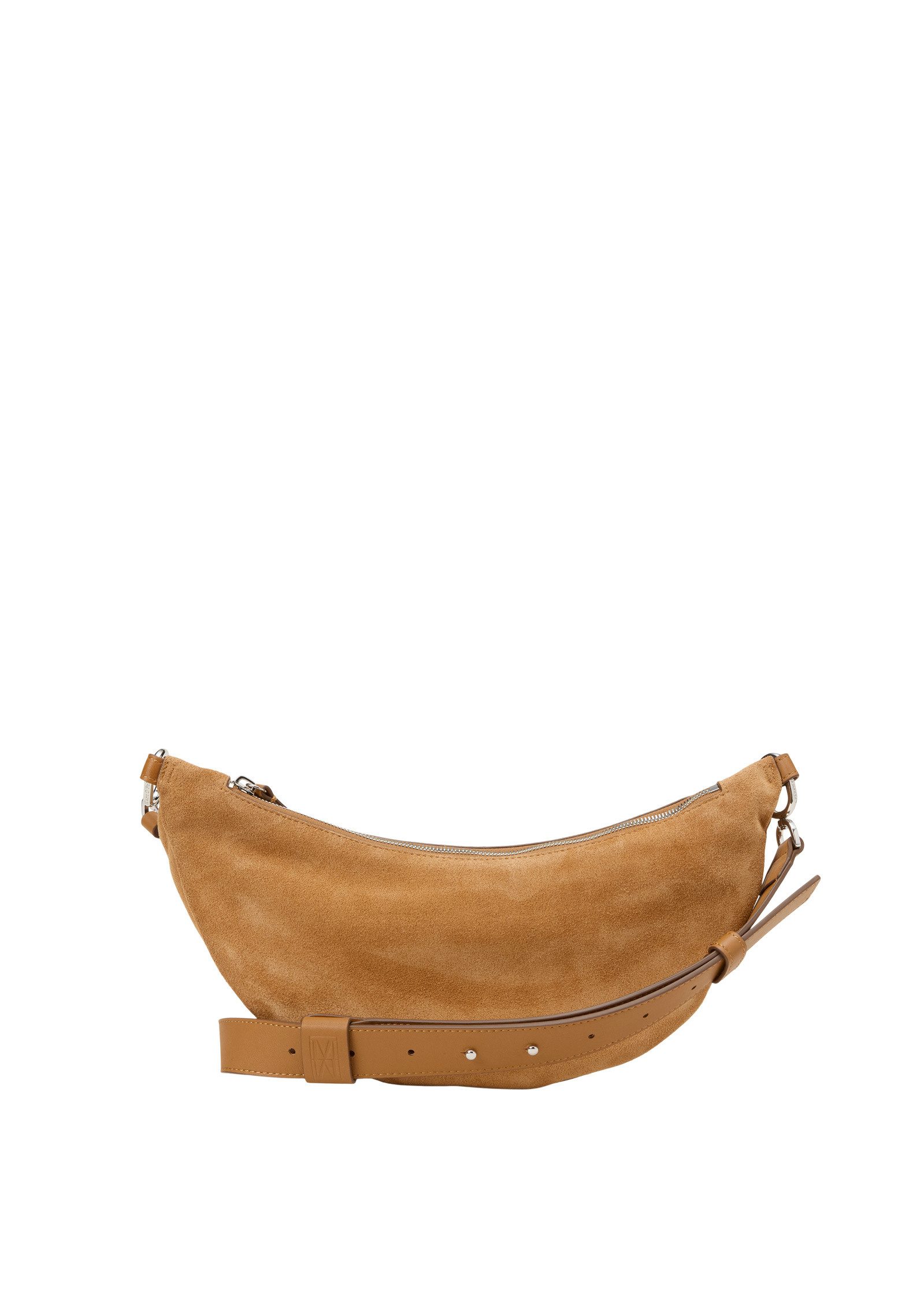 Marc O'Polo Umhängetasche aus weichem Velours-Rindleder günstig online kaufen