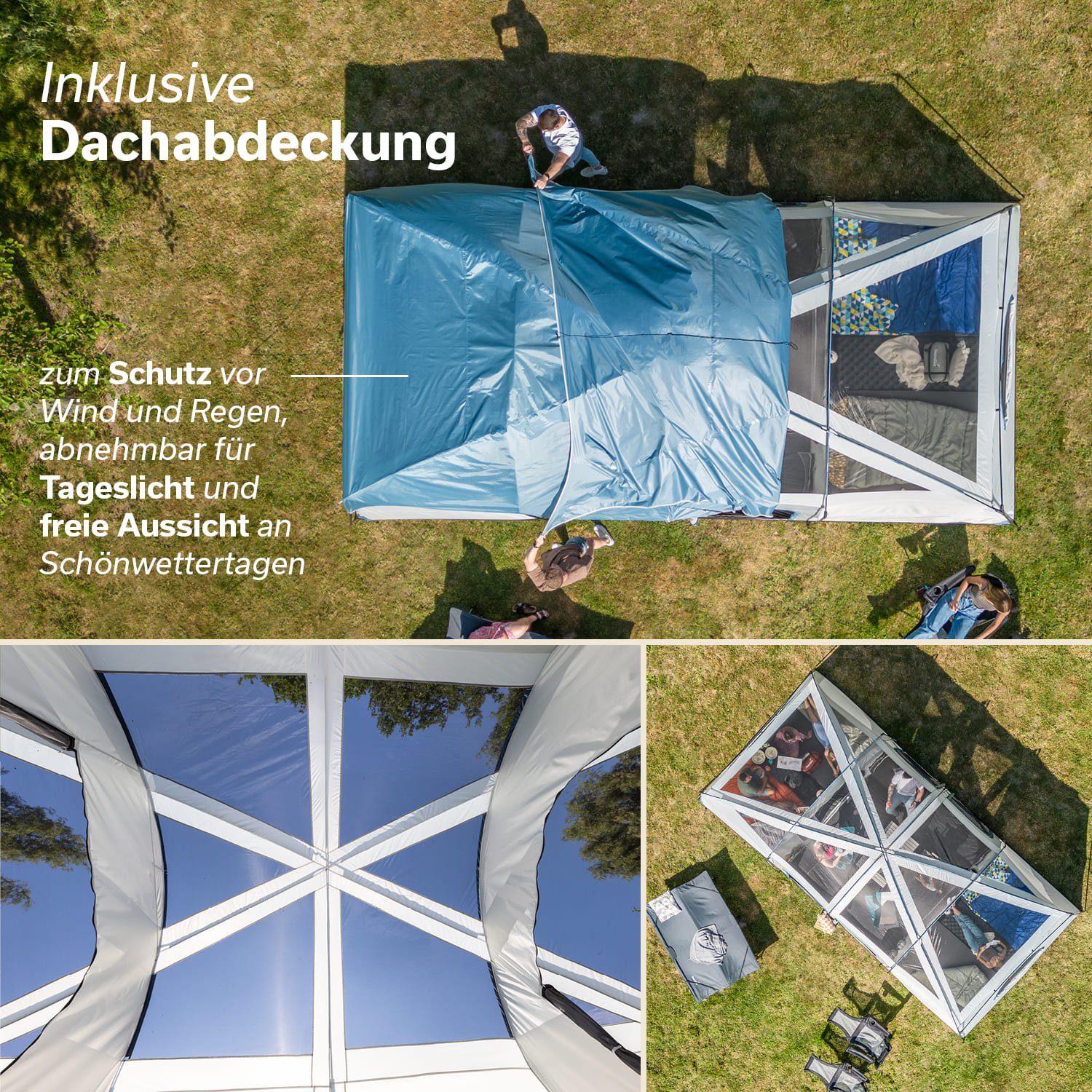 Skandika Tunnelzelt Campingzelt, Tonsberg 10 Protect, abnehmbarem Überzelt, günstig online kaufen