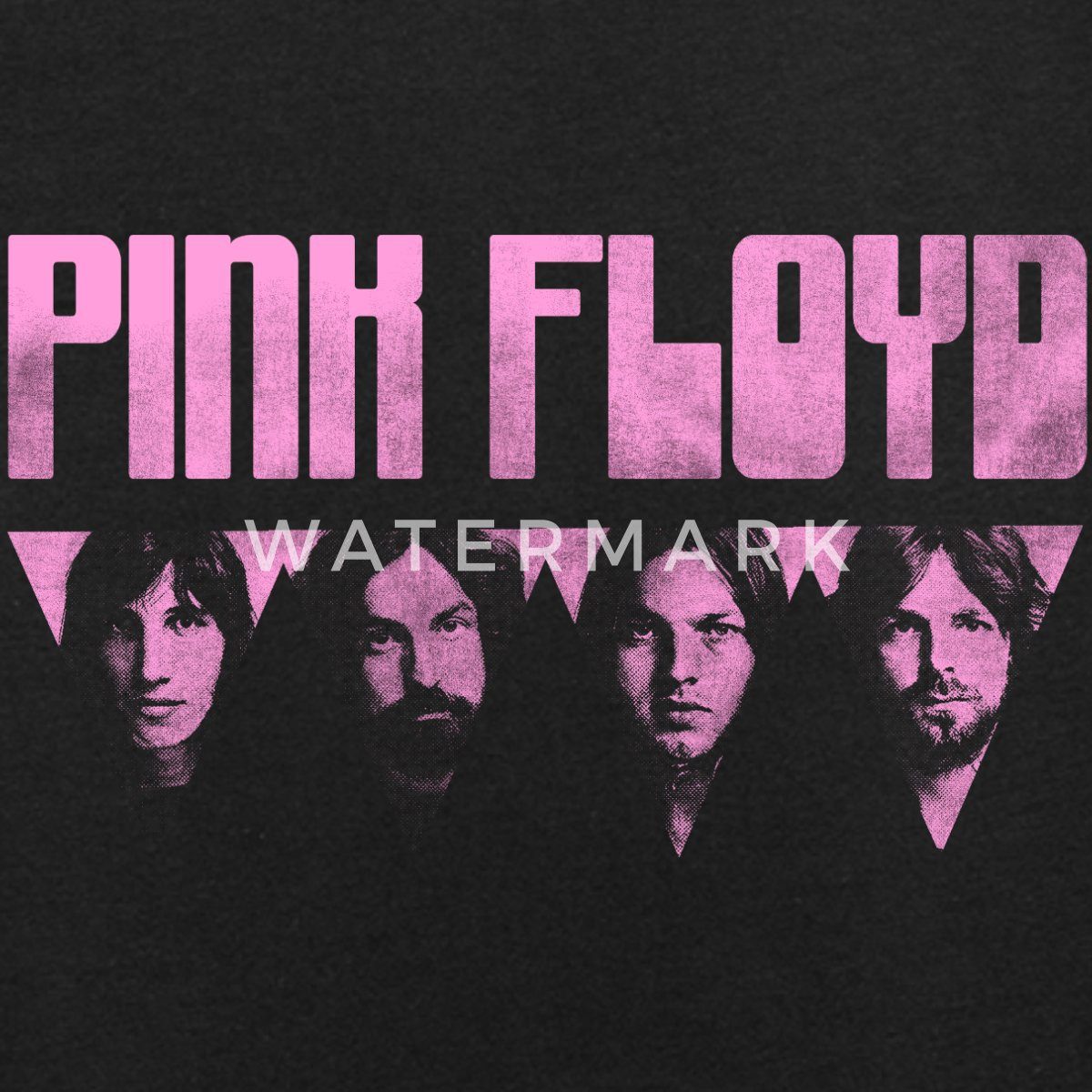 Spreadshirt T-Shirt Pink Floyd Logo Pink Männer Premium Tank Top (1-tlg)