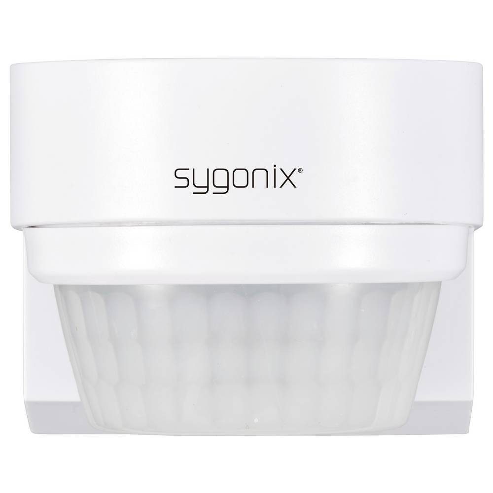 Sygonix Bewegungsmelder Wand, Oberflächenmontage PIR-Bewegungsmelder 240 ° Relais Weiß IP65