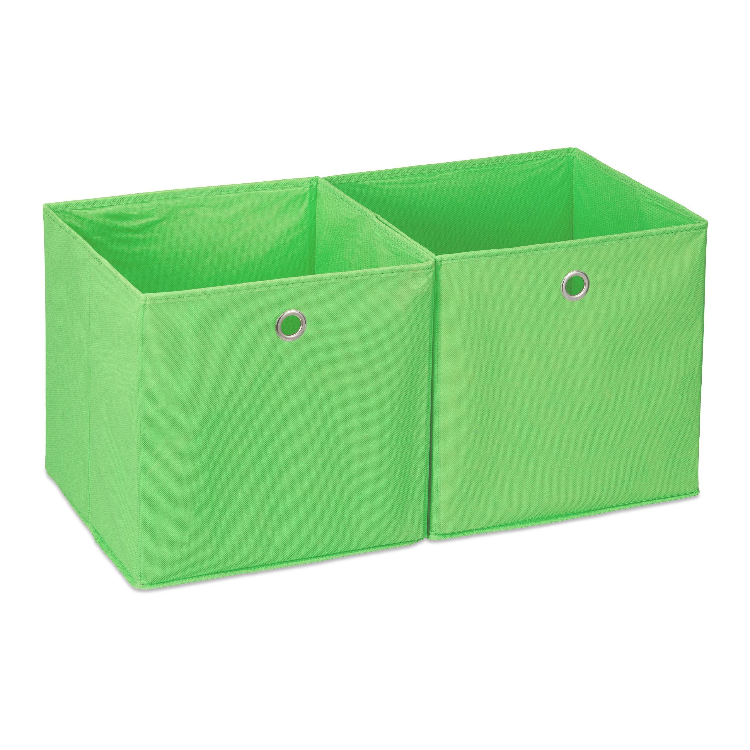 relaxdays Aufbewahrungsbox Stoff im 2er Set, günstig online kaufen