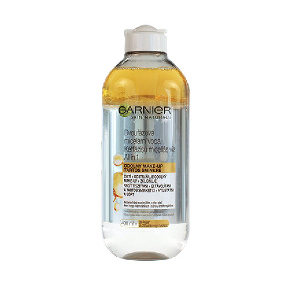 GARNIER Gesichtspeeling Garnier Haut Naturals Zwei-Phasen-Mizellenwasser 3in1