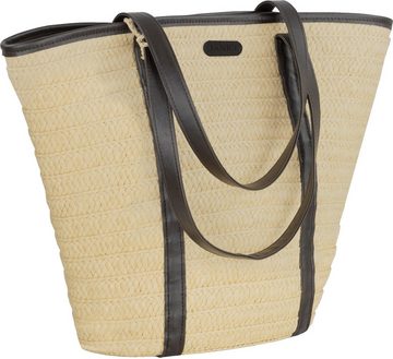 Janice Strandtasche Strandtasche 12 Liter Makati, Damen Sommertasche aus Stroh