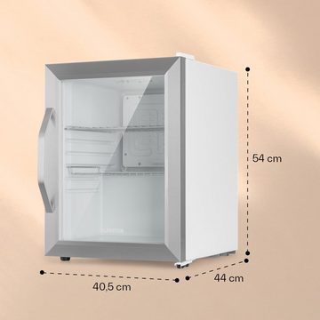 Klarstein Getränkekühlschrank HEA-BeersafeM-Crysta 10039423, 54 cm hoch, 40.5 cm breit, Bierkühlschrank Getränkekühlschrank Flaschenkühlschrank mit Glastür