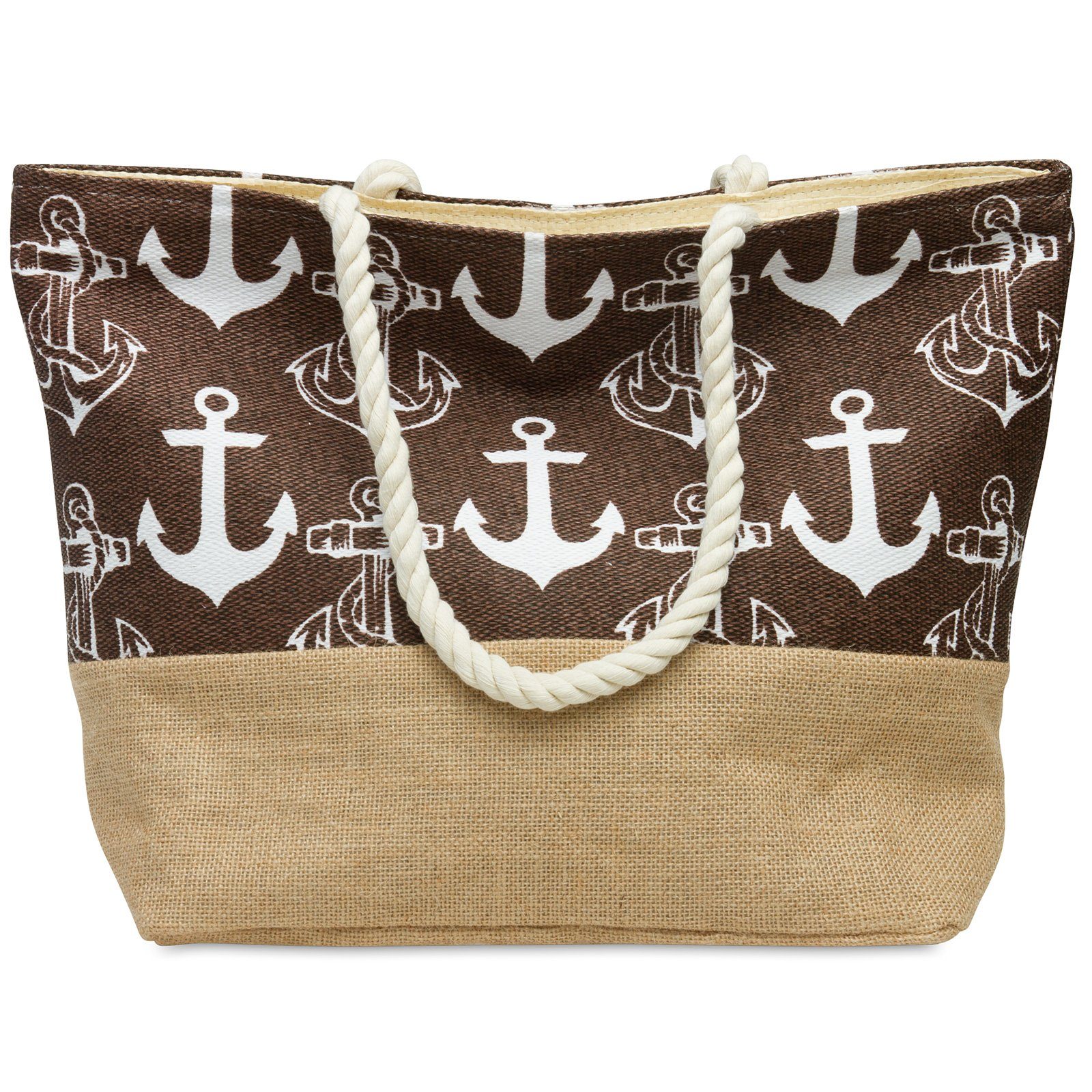 Caspar Strandtasche TS1034 Damen Strandtasche mit günstig online kaufen