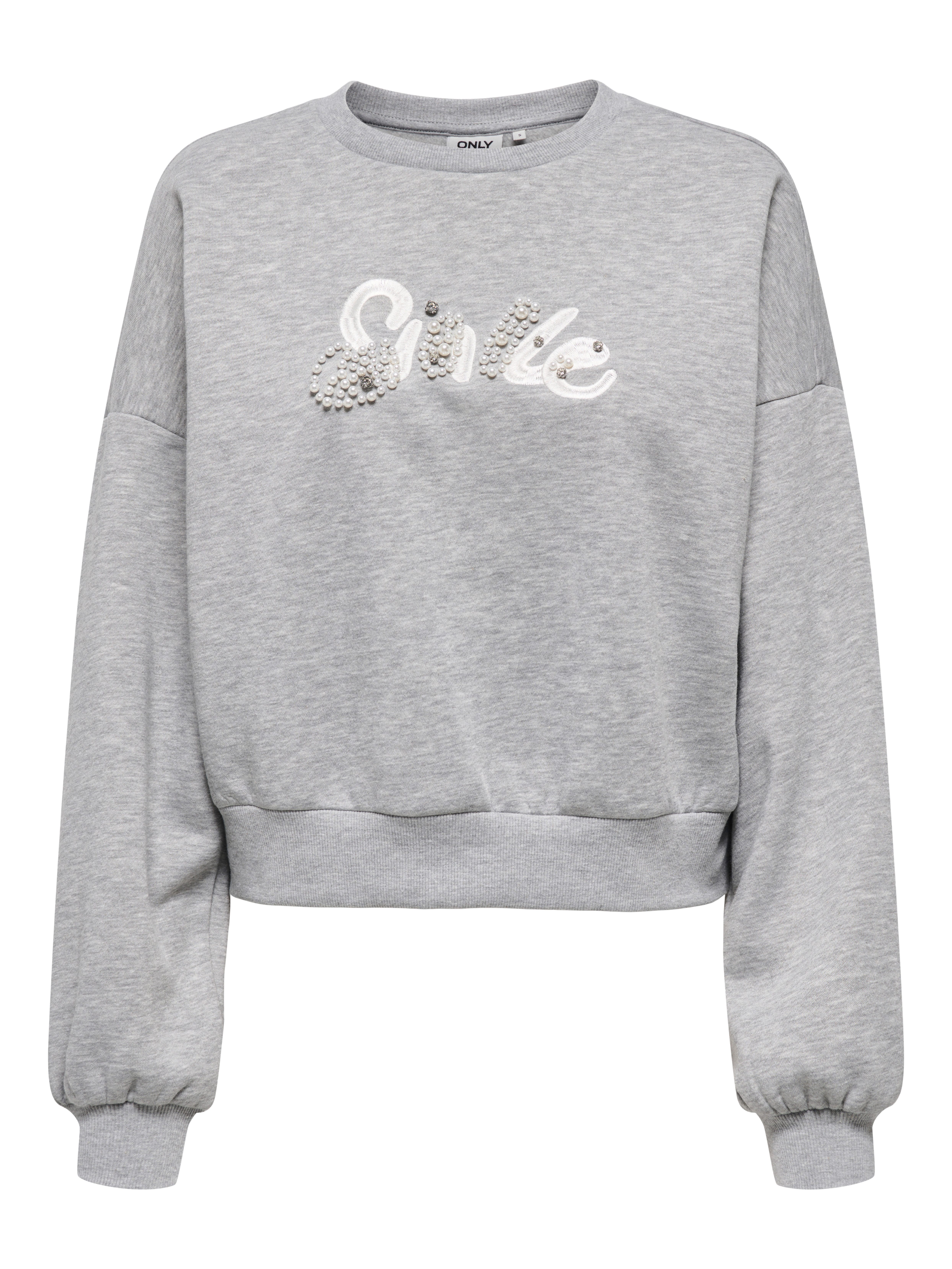 Sweatshirt ONLALMA L/S O-NECK DETAIL BOX CC UB SWT