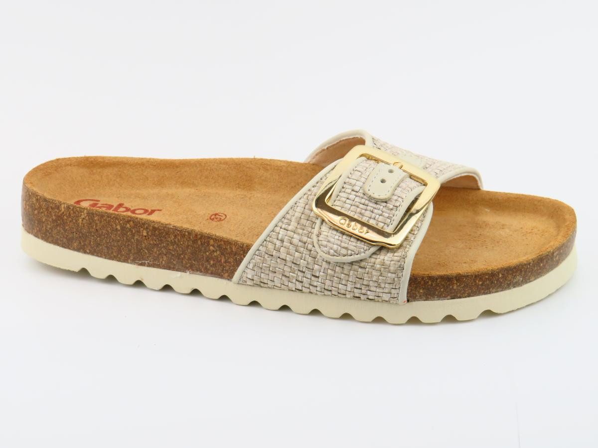 Gabor Bastino silk panna Pantolette