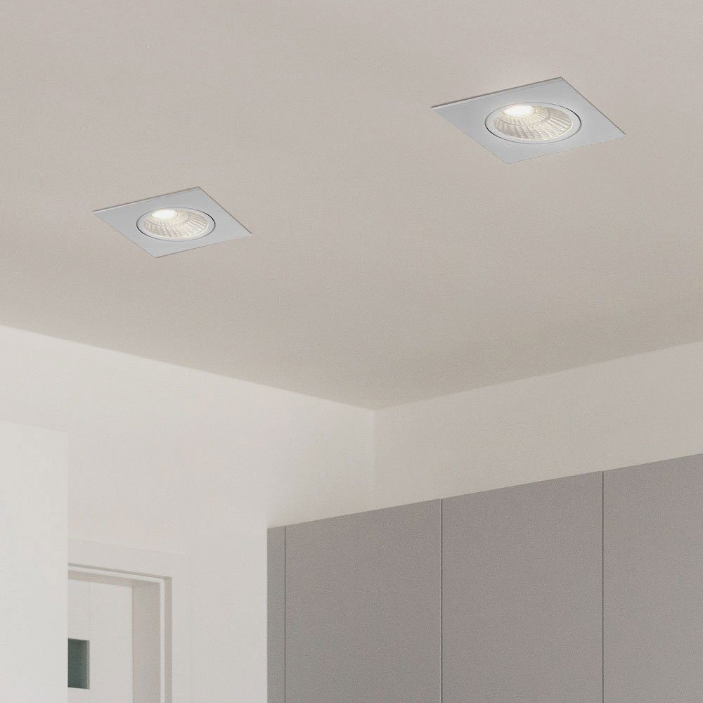 etc-shop LED Einbaustrahler, Einbaustrahler Einbauspots Deckenlampe Warmweiß, inklusive, Deckenleuchte Leuchtmittel Wohnzimmer