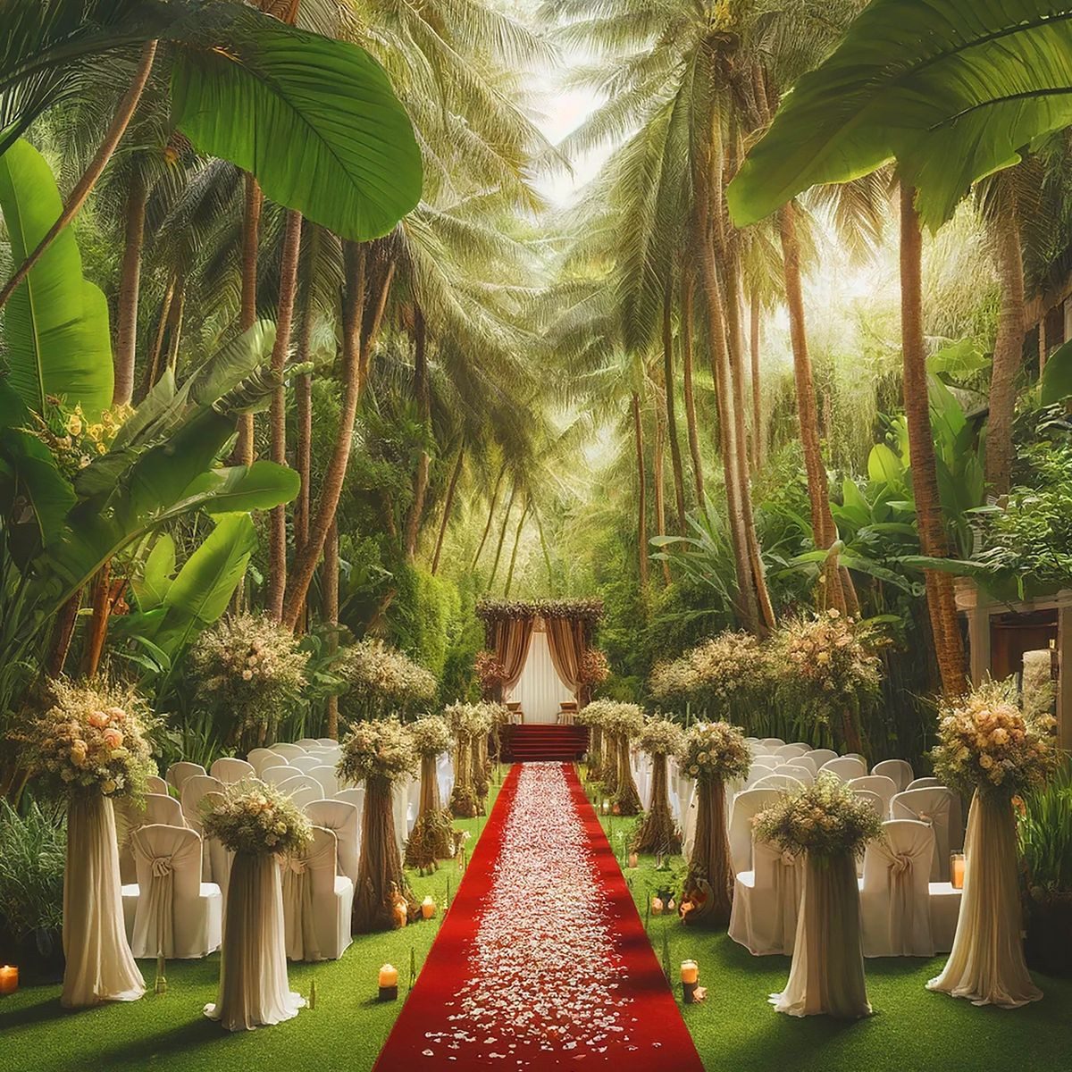 CHAKS Läufer Rot 1 x 15 m Vlies Party Hochzeit Geburtstag Zubehör Deko