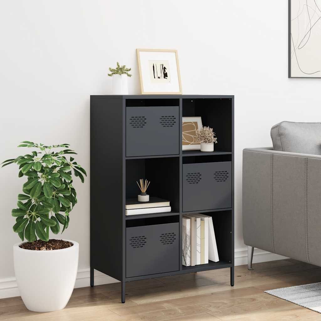 vidaXL Highboard Highboard Anthrazit 68x39x103,5 cm günstig online kaufen