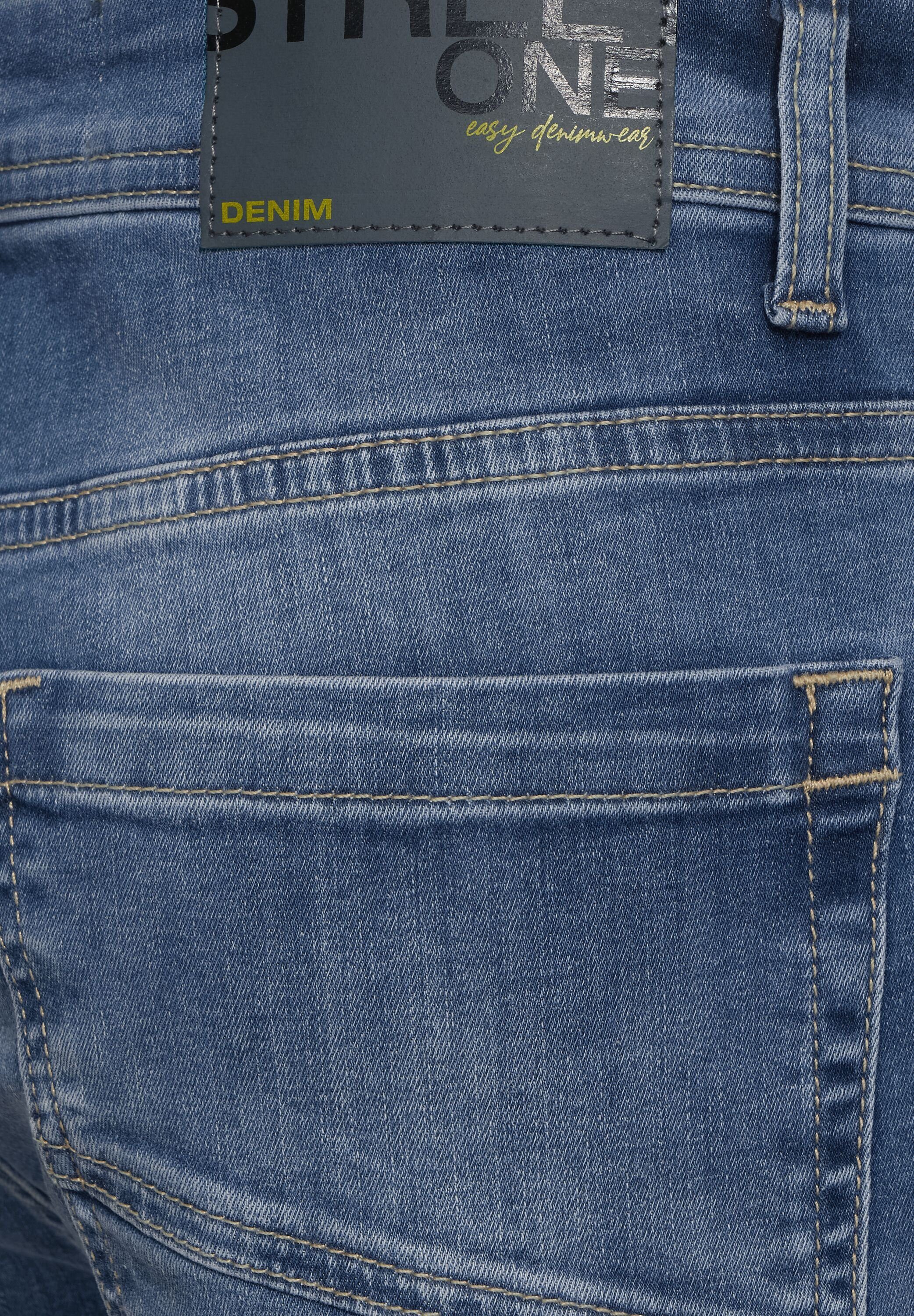 MEN STREET Slim-fit-Jeans 5-Pocket-Style ONE