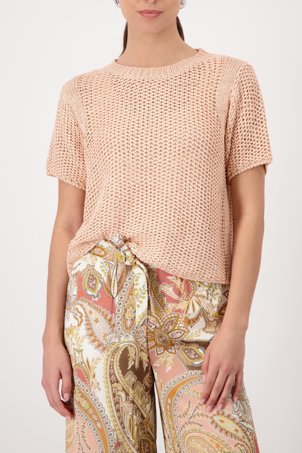 Monari Kurzarmpullover
