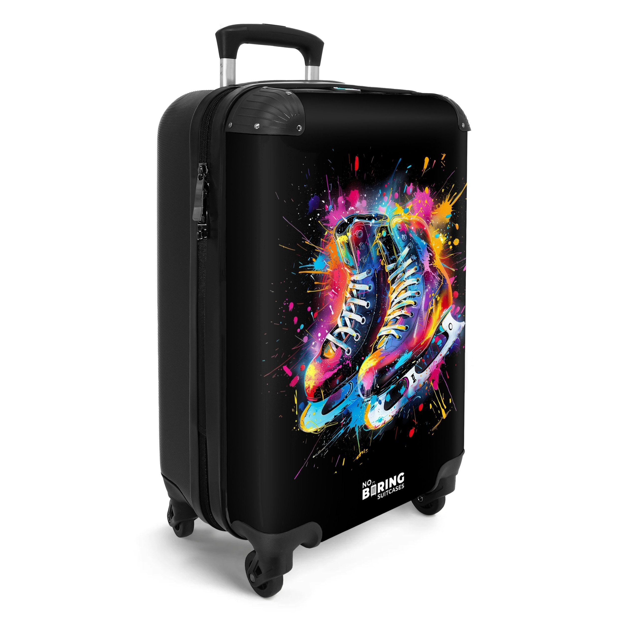 NoBoringSuitcases.com© Hartschalen-Trolley Skaten mit buntem Graffiti günstig online kaufen