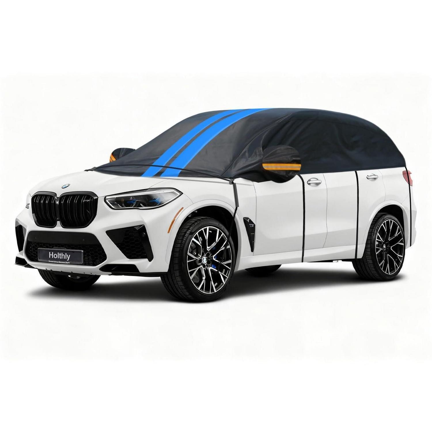 LuxusKollektion Faltgarage Halbgarage Auto SUV Wasserdicht H4 Für SUV Bis zu 460 cm Schwarz