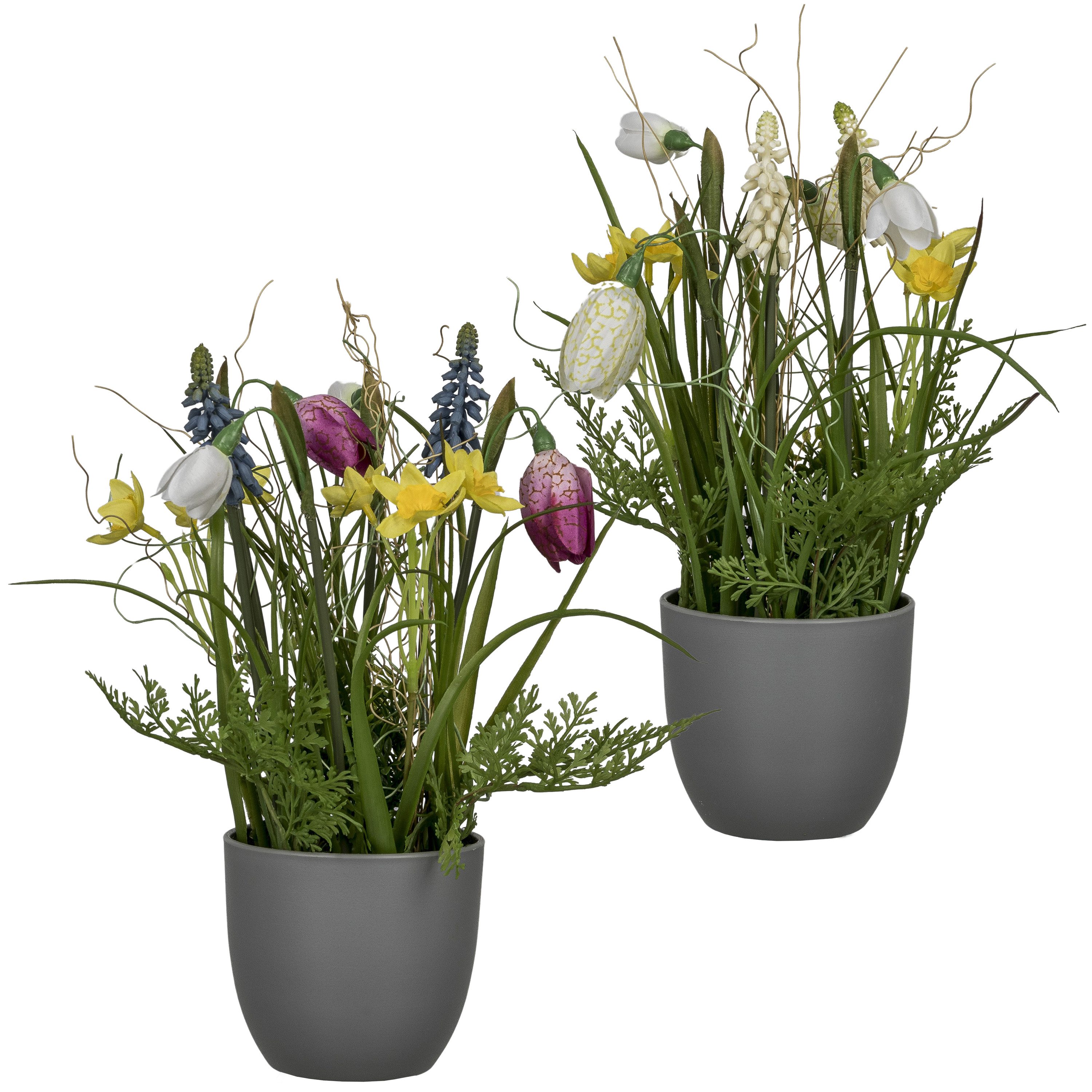Kunstblume Arrangement mit Frühlingsblumen, Creativ green, Höhe 28 cm, mit günstig online kaufen