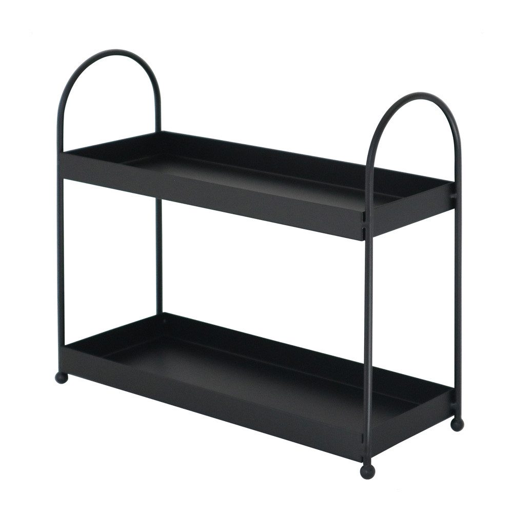 Grafelstein Etagere Etagere KITCHEN schwarz aus Metall schmale Metalletagere Gewürzregal B