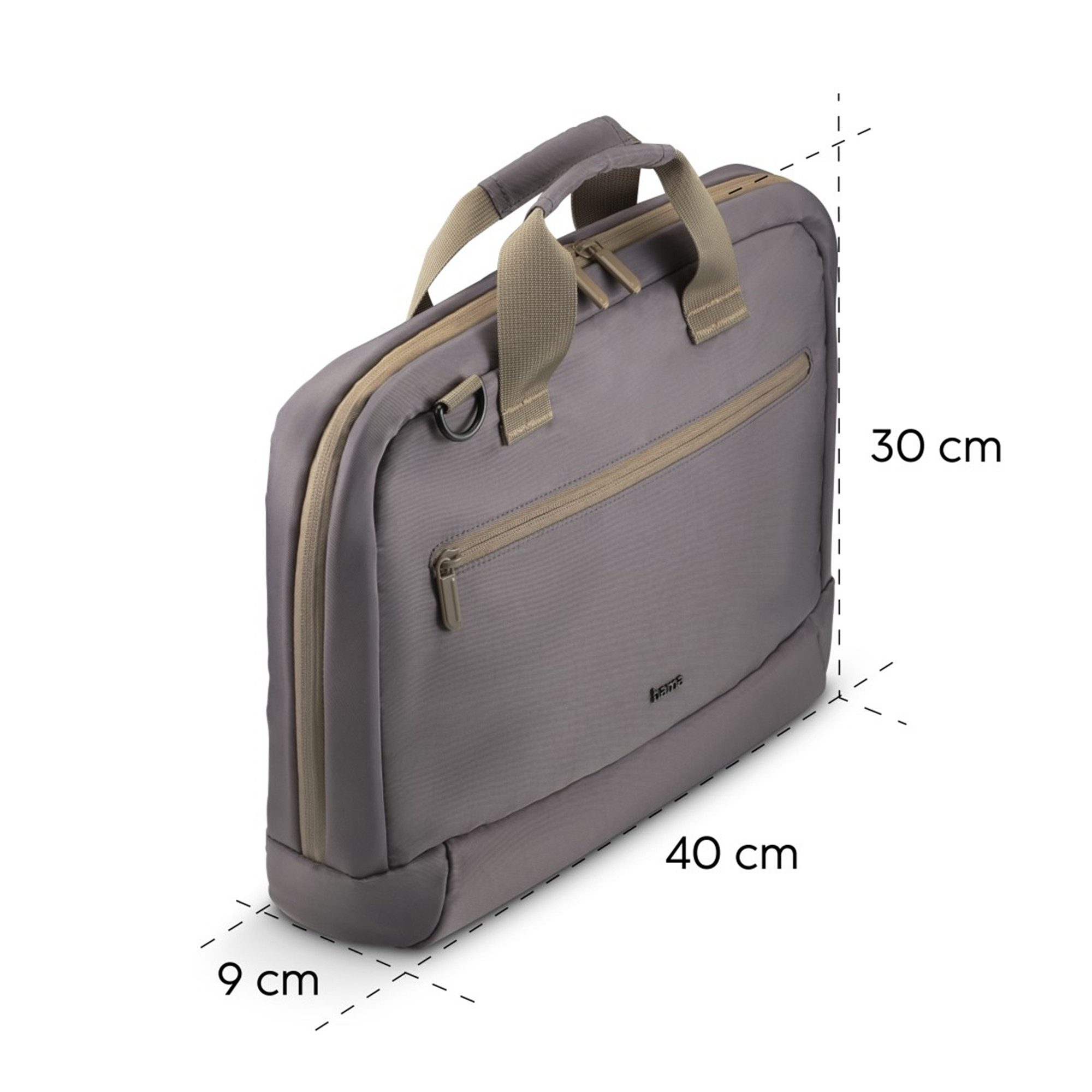 Hama Laptoptasche Ultra Lightweight, 34-36 cm (13,3"-14,1), Anthraz (2-tlg)
