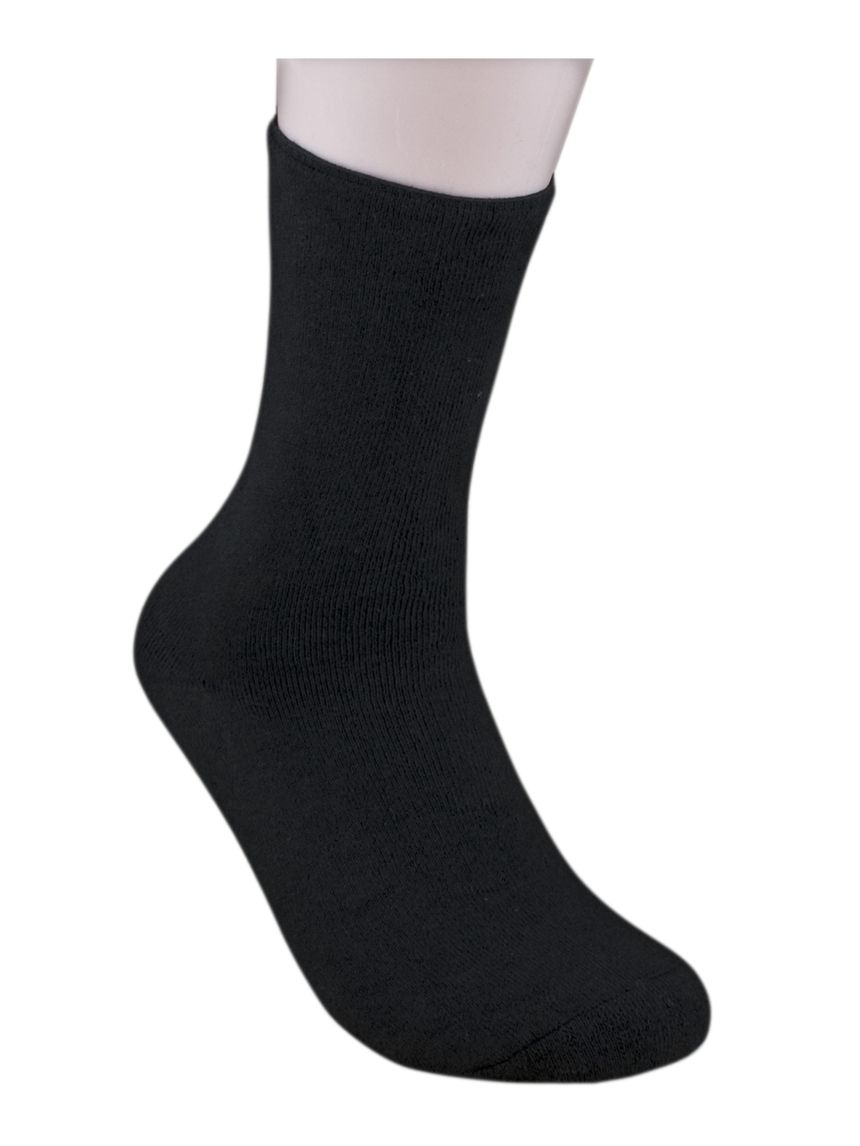 Die Sockenbude Diabetikersocken THERMO (Bund, 6-Paar, grau schwarz) Diabetikersocken ohne einengenden Bund ohne Gummi – Bild 5 von 5