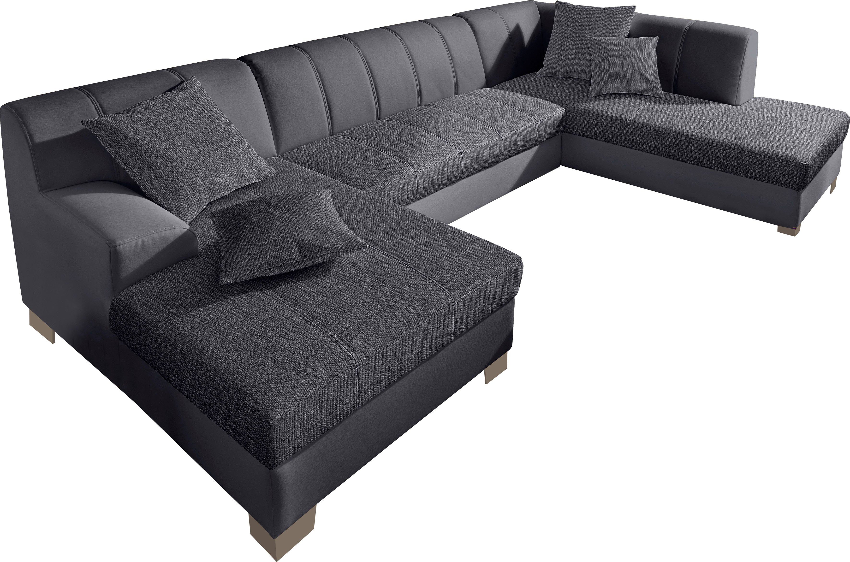 DOMO collection Wohnlandschaft "Turah moderne Steppung, incl. Zierkissen, a günstig online kaufen