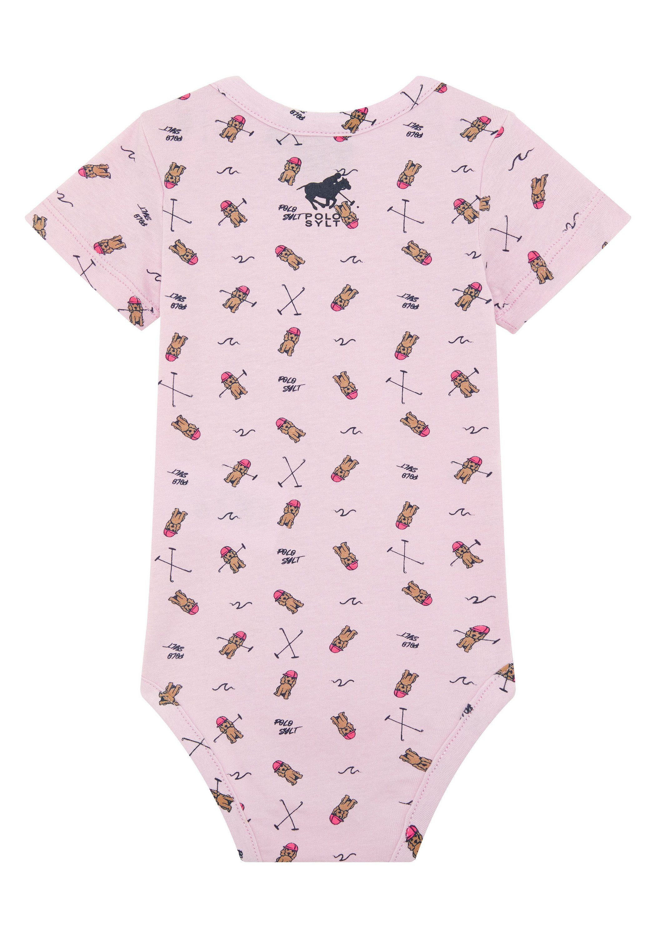 Polo Sylt Kurzarmbody im 3er-Pack mit kurzen Ärmeln (Set, 3-tlg)